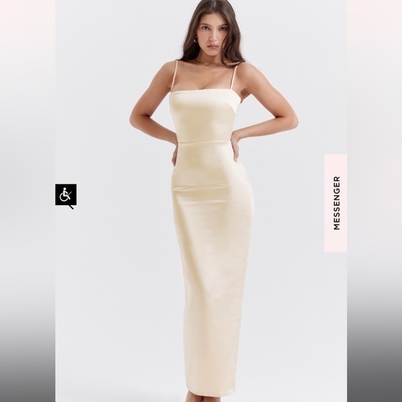 House of CB Dresses & Skirts - House of CB Costanza Dress Vintage Creamy Maxi Dress